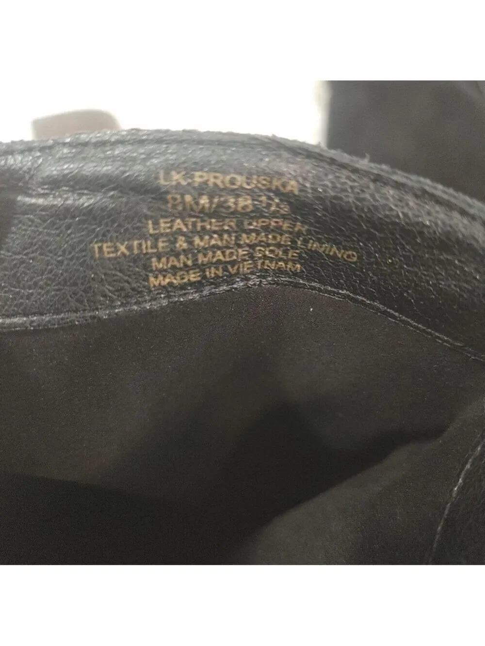 Lucky Brand Black Suede Leather Prouska Heeled Boots 8M